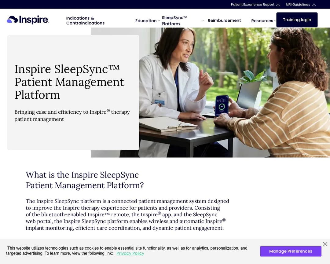 SleepSync | Inspire Sleep Apnea Innovation