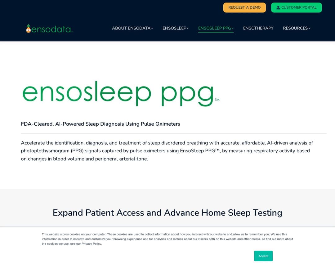 EnsoSleep PPG
