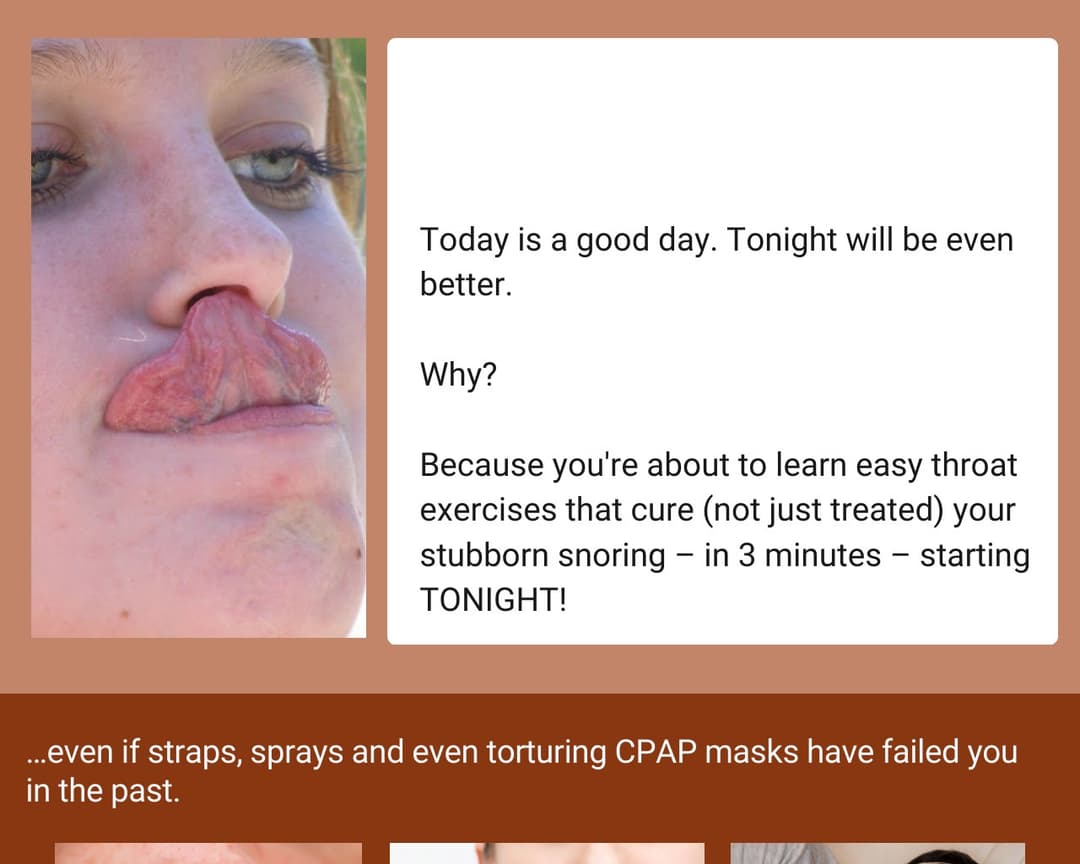 Stop Snoring in 3 Minutes - Starting Tonight