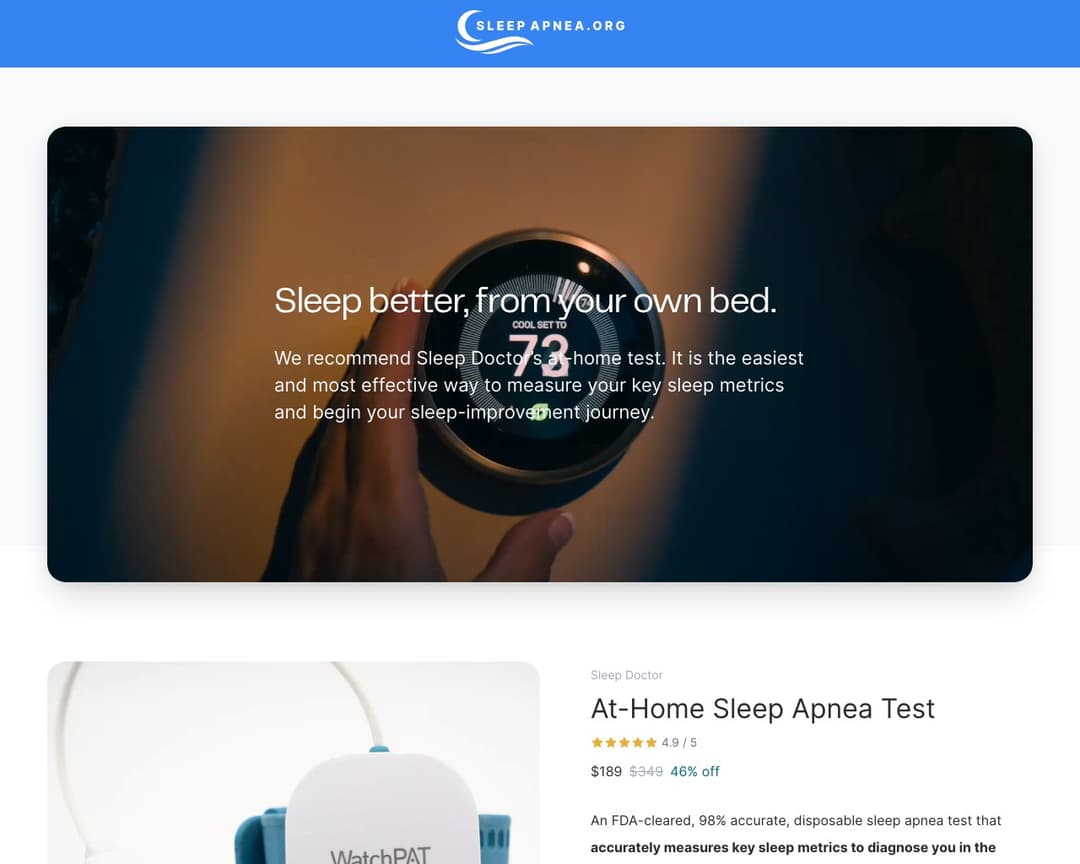 Get Your Home Sleep Test Now