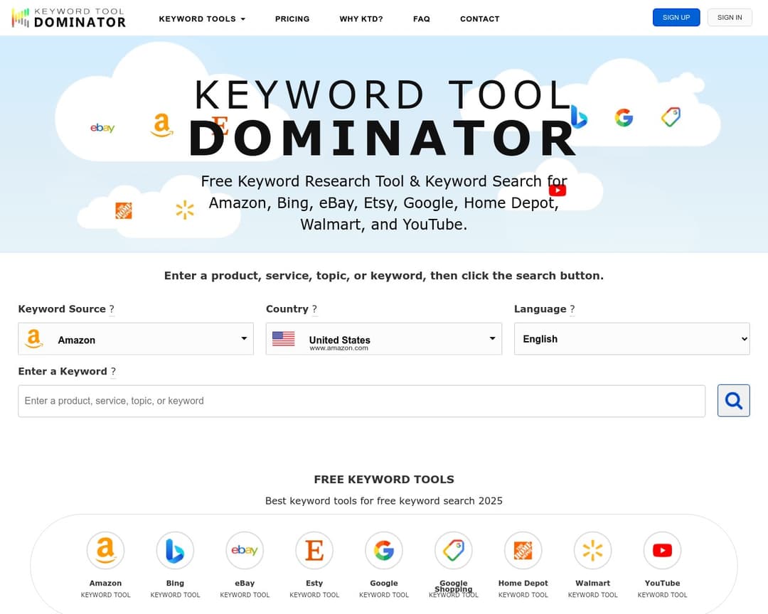 Keyword Tool Dominator