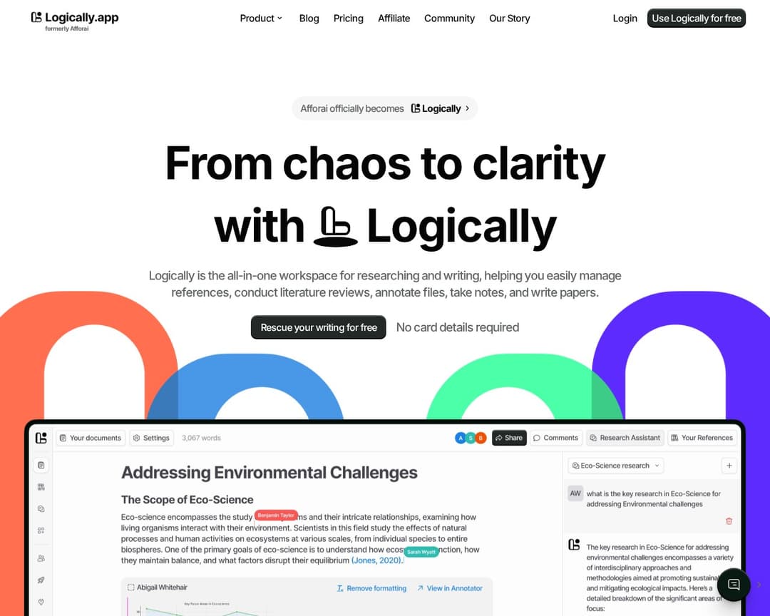 Logically.app (formerly Afforai)