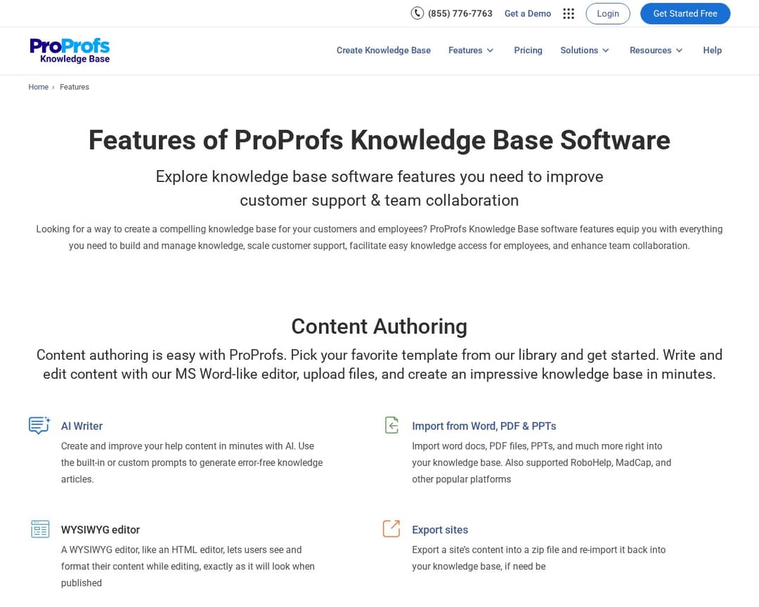 ProProfs Knowledge Base