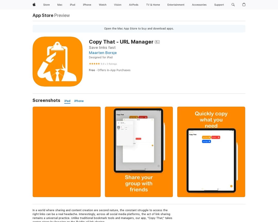 Copy That - URL Manager
