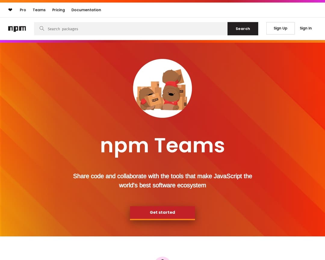 npm Teams