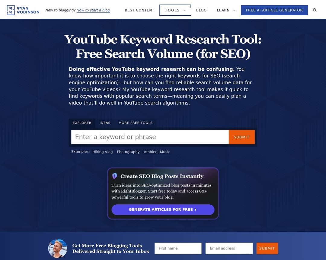 YouTube Keyword Tool