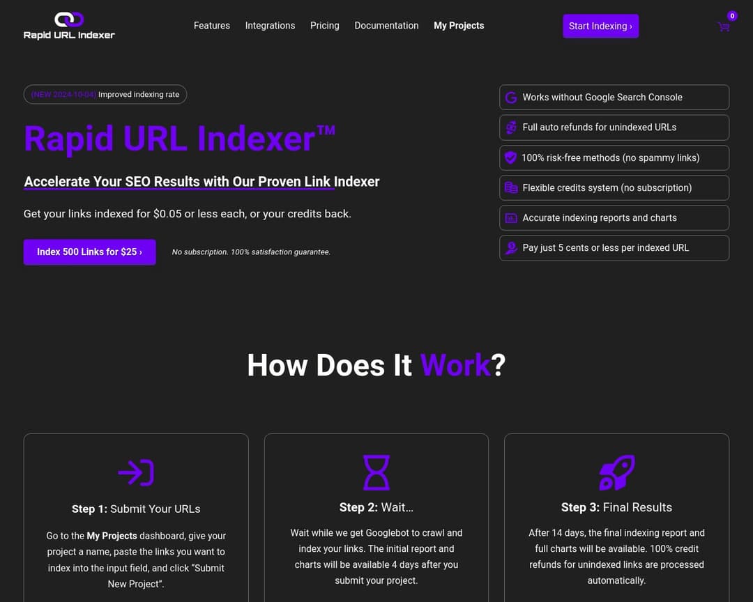 Rapid URL Indexer