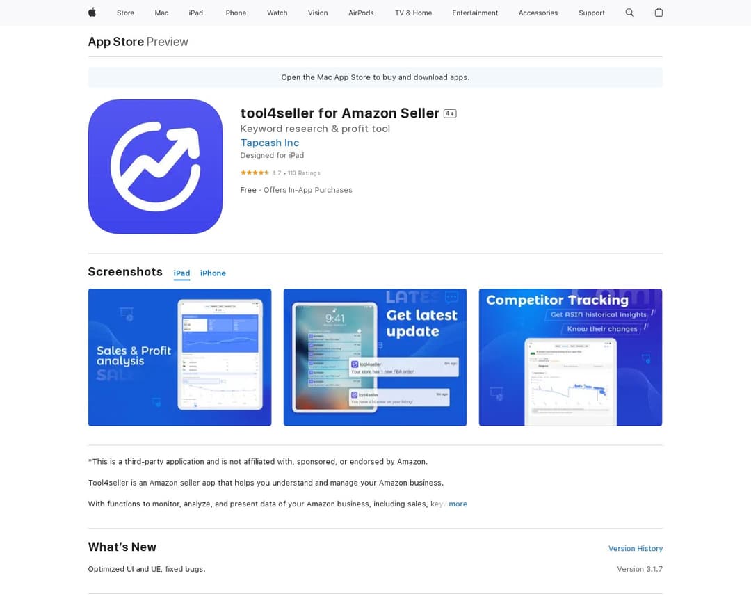 tool4seller for Amazon Seller