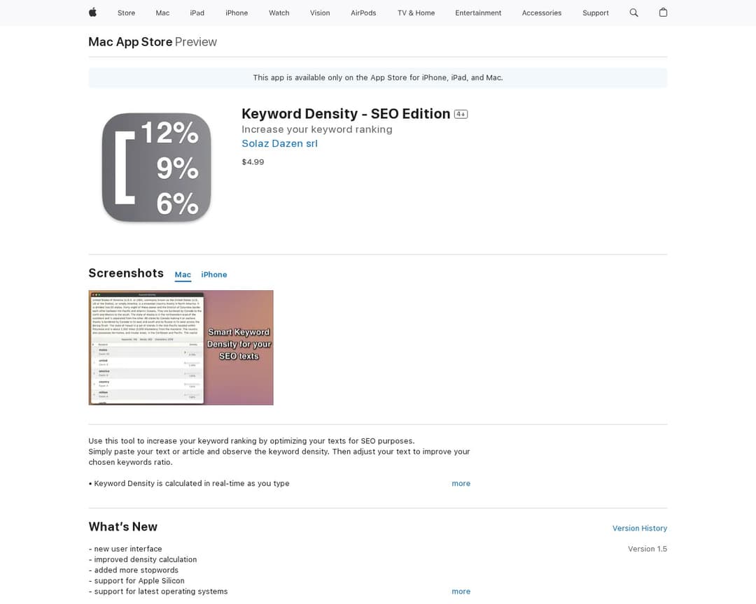 Keyword Density - SEO Edition