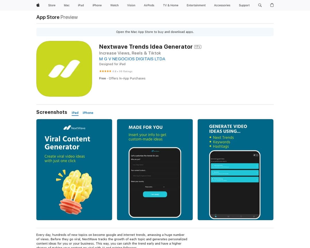 Nextwave Trends Idea Generator