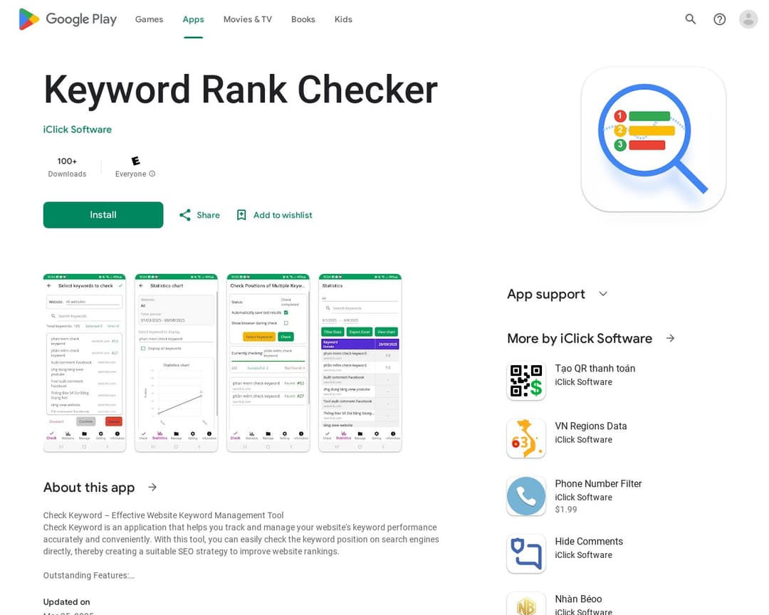 Keyword Rank Checker