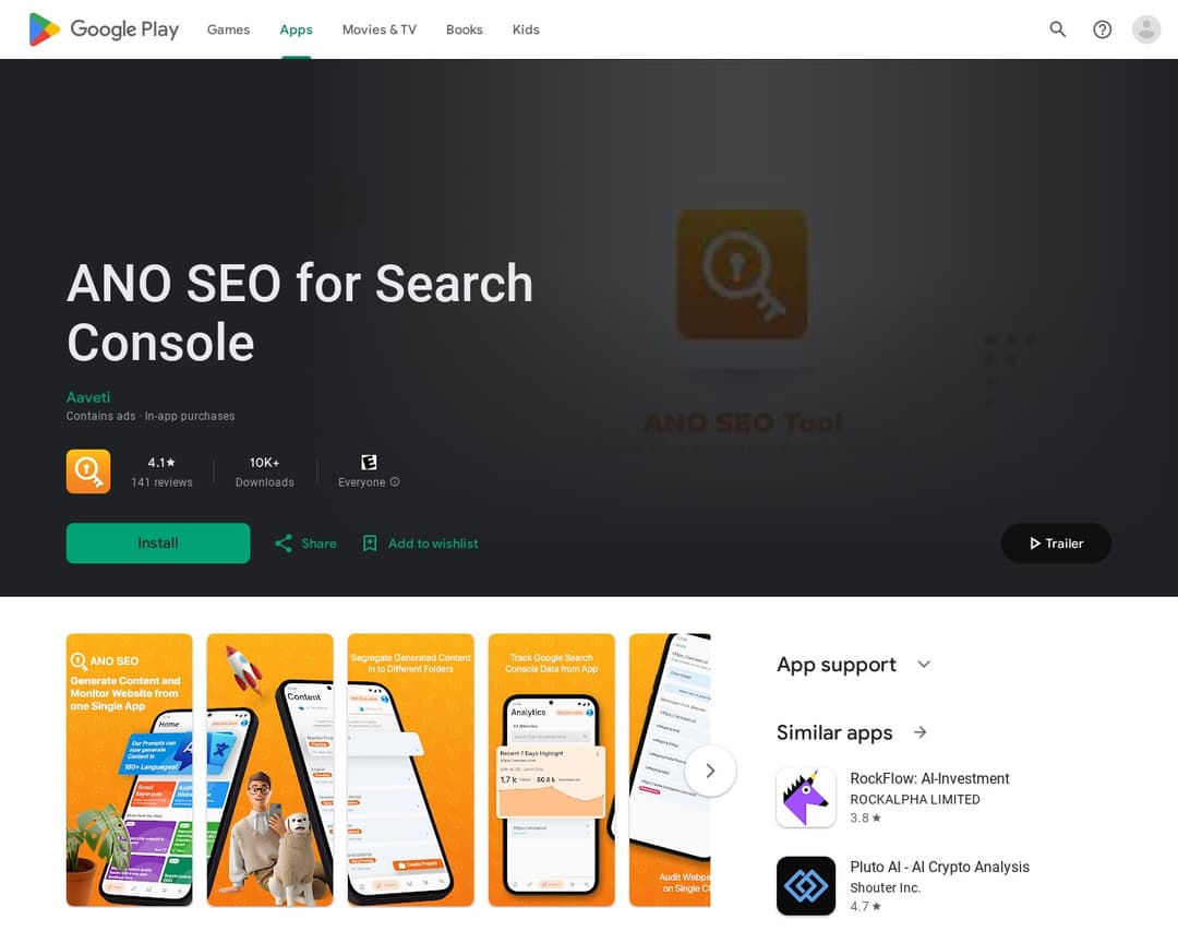 ANO SEO for Search Console
