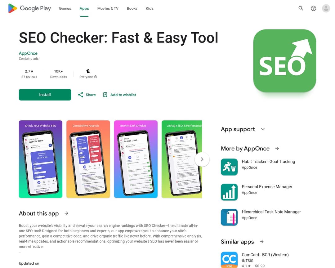 SEO Checker: Fast & Easy Tool