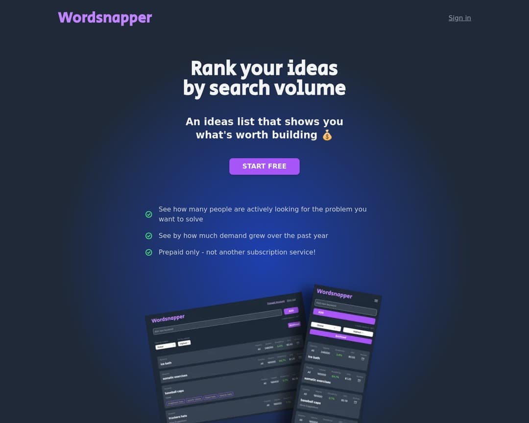 Wordsnapper