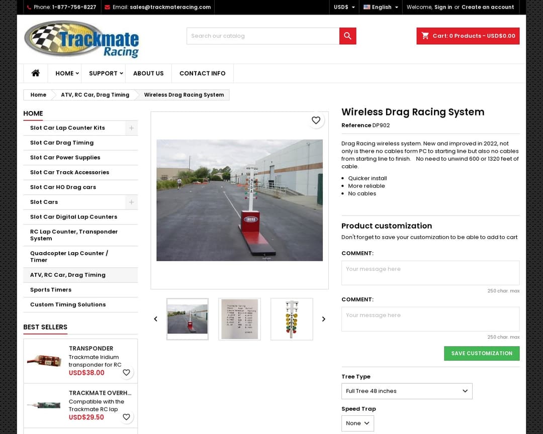 Wireless Drag Racing System