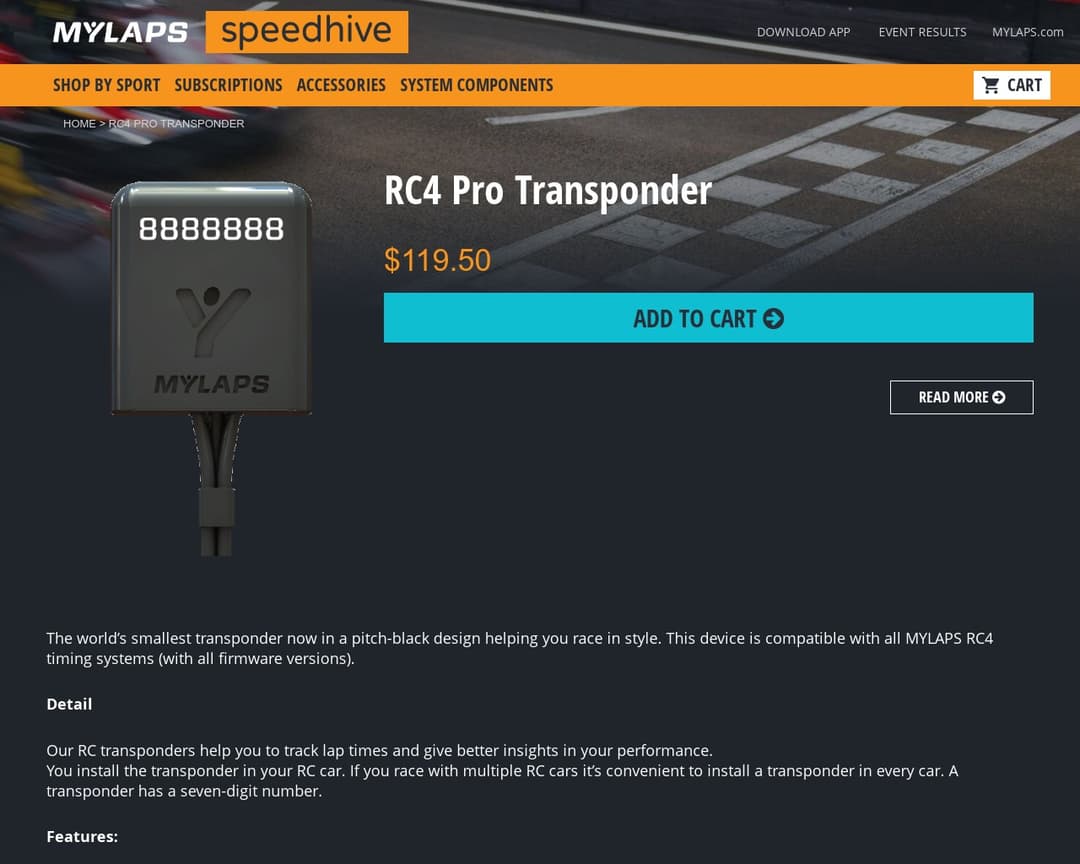 RC4 Pro Transponder