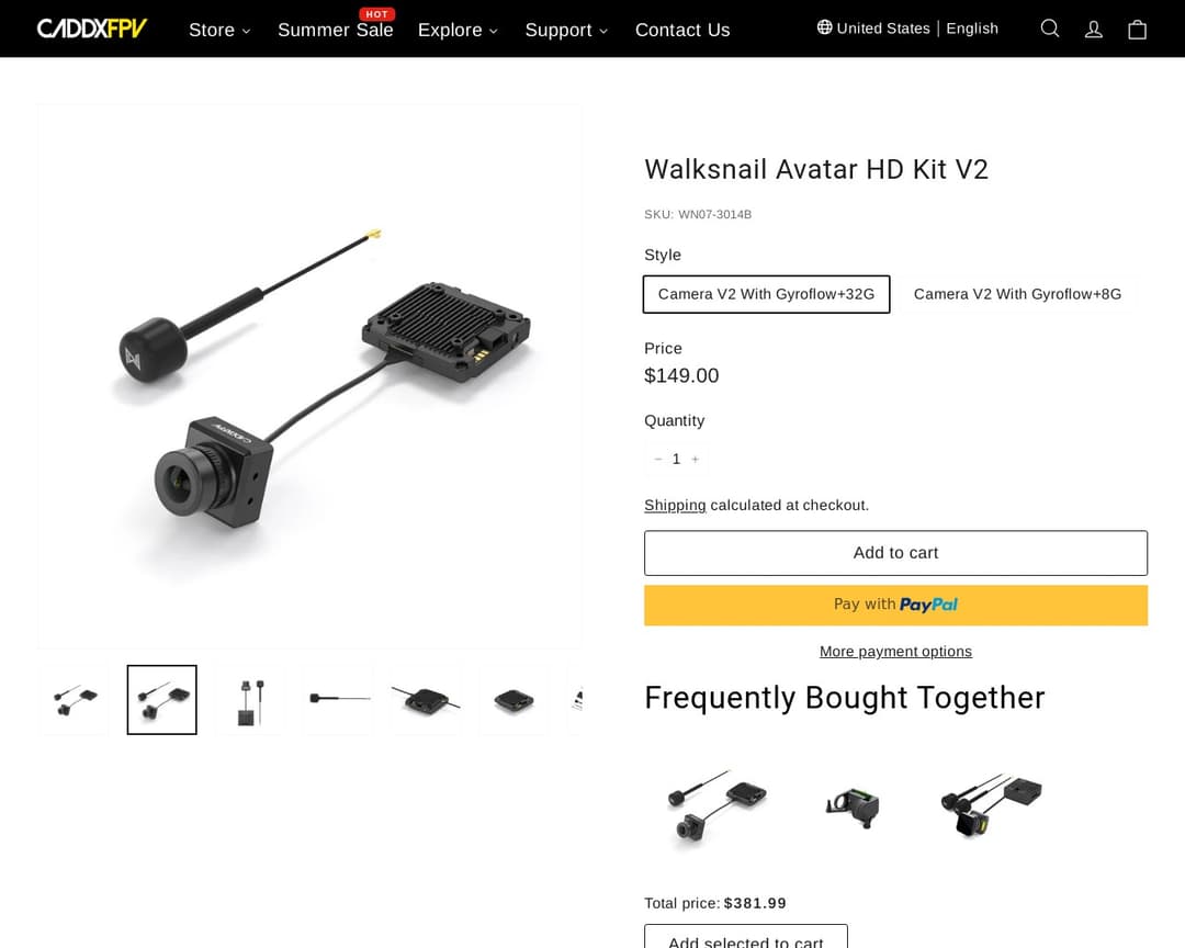 Walksnail Avatar HD Kit V2