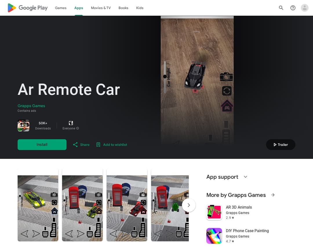 Ar Remote Car