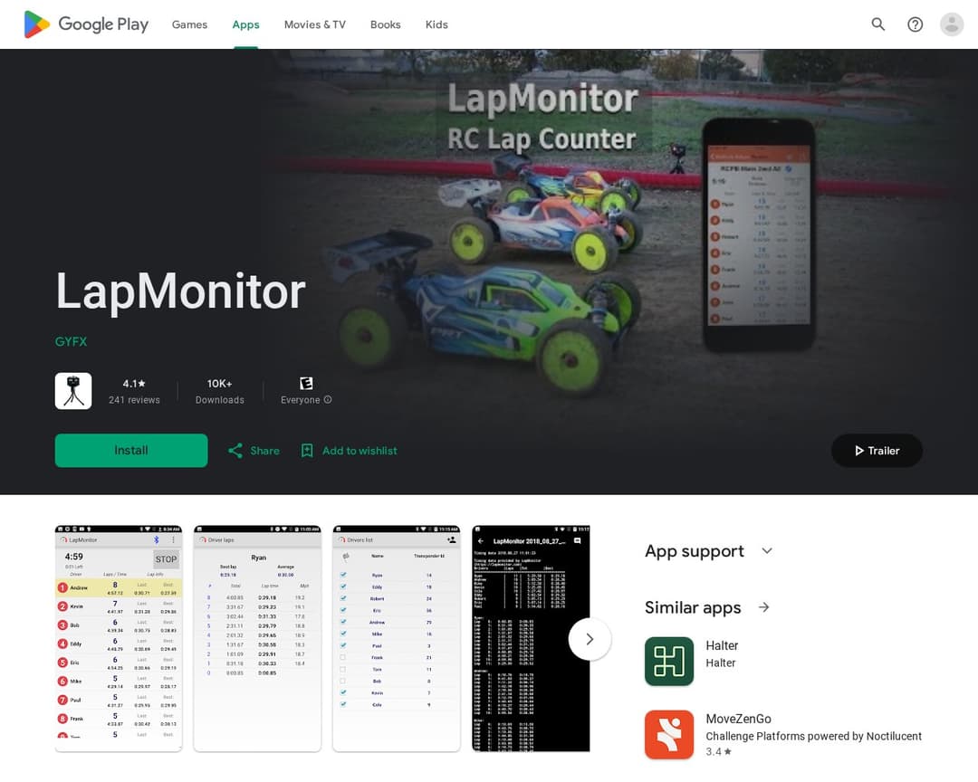 LapMonitor