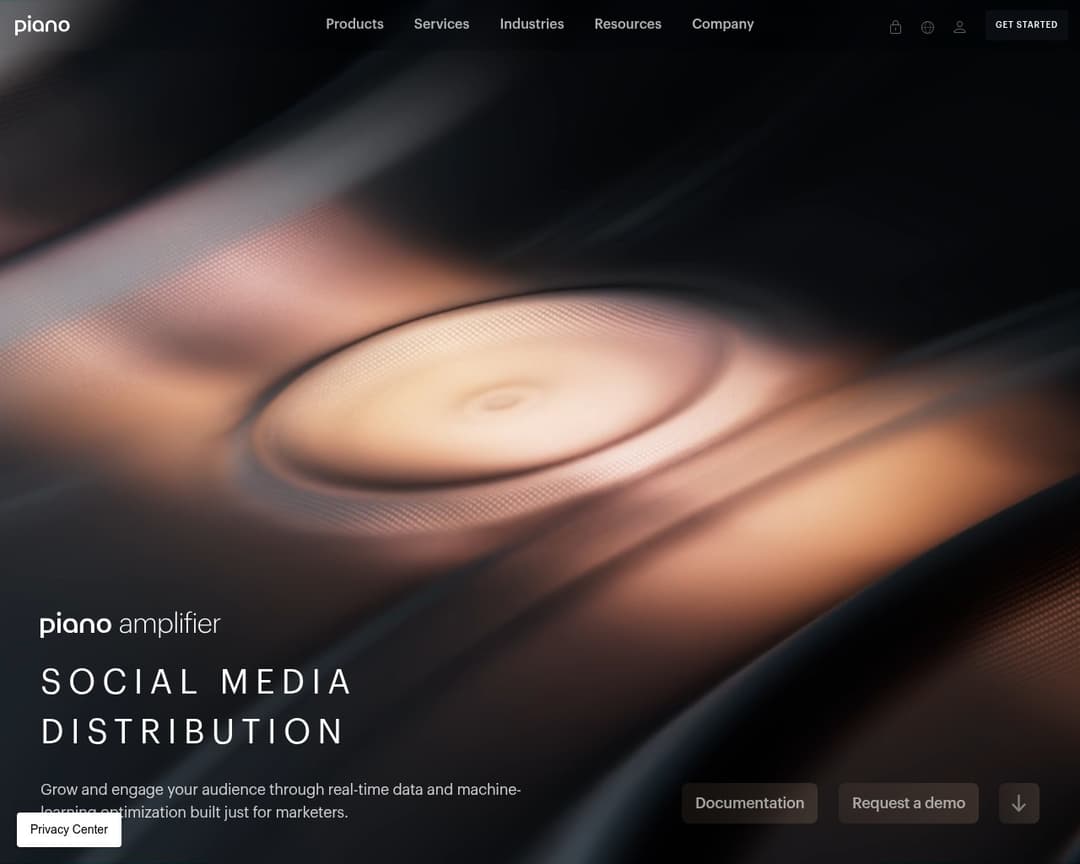 Piano Amplifier Social Media Distribution