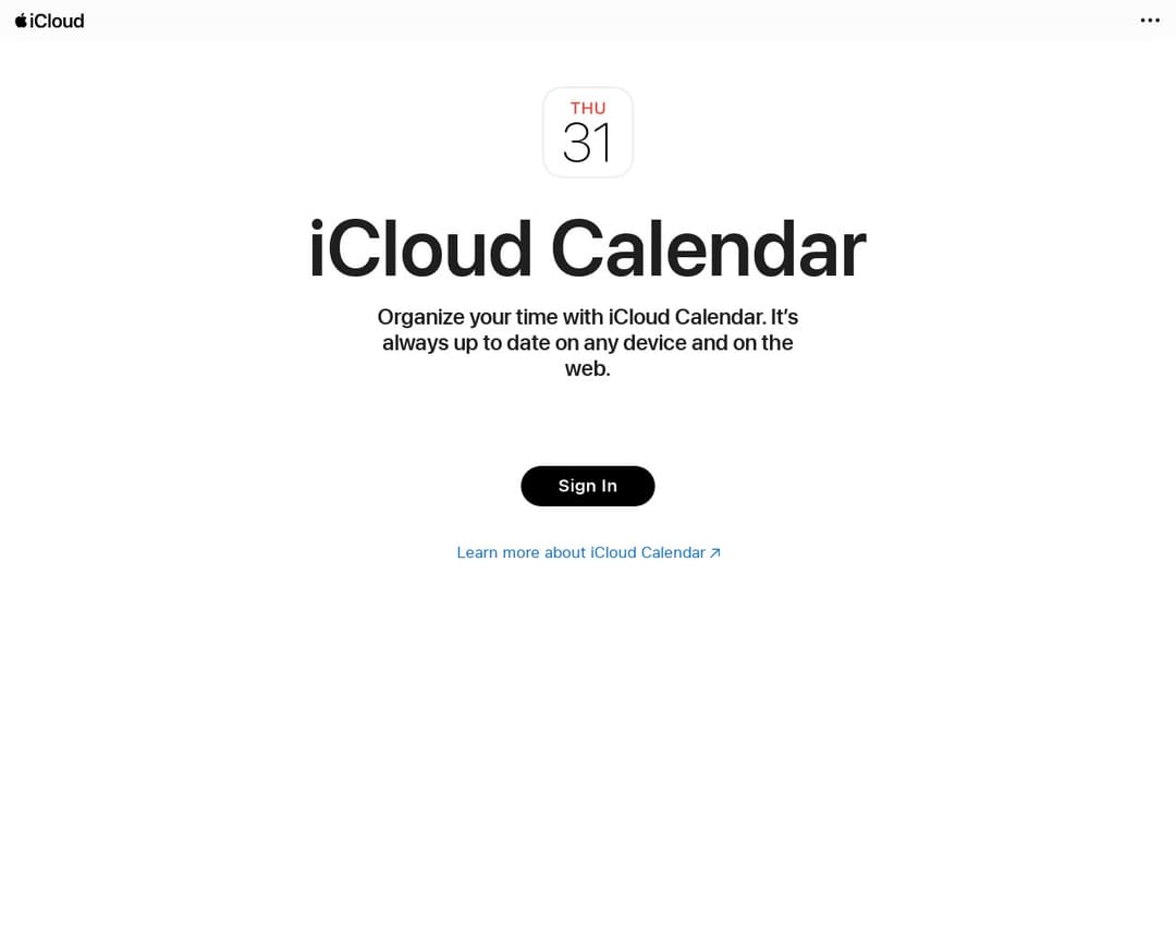 Apple Calendar