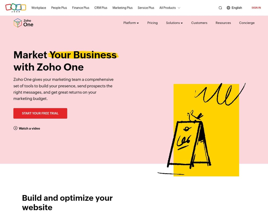Zoho One Marketing