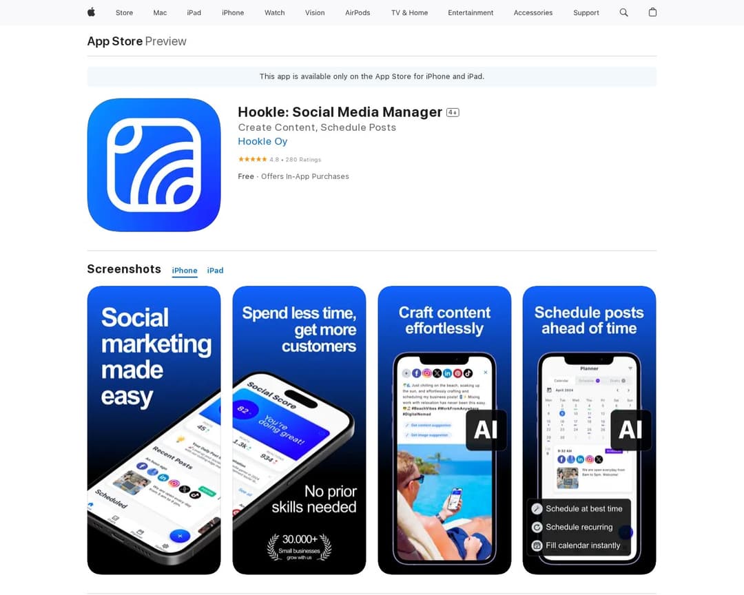 Hookle: Social Media Manager