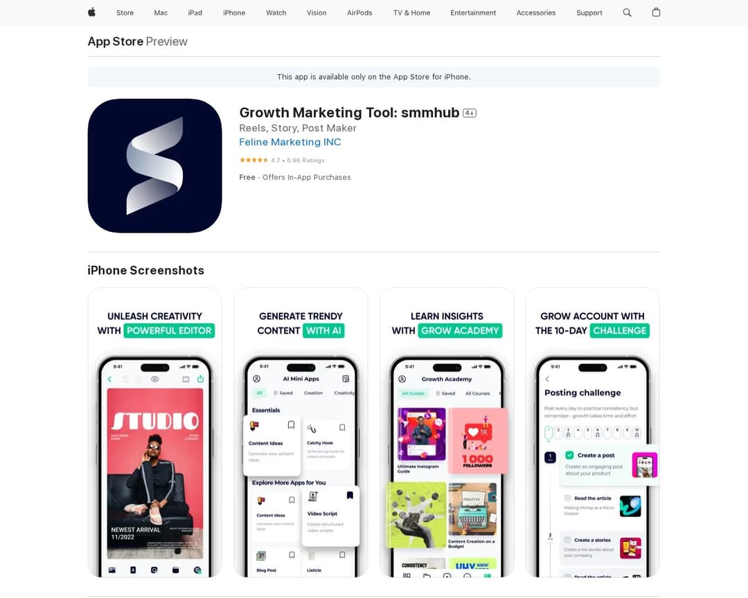 Growth Marketing Tool: smmhub