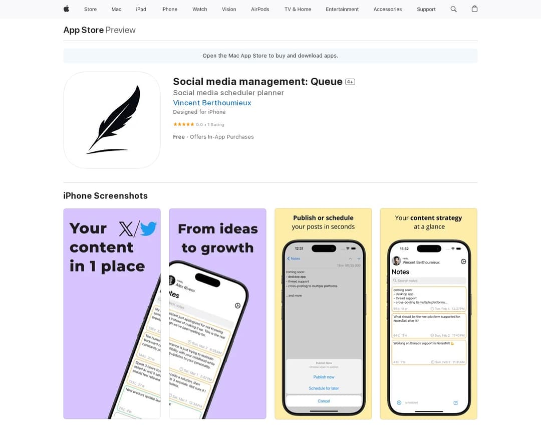 Social media management: Queue