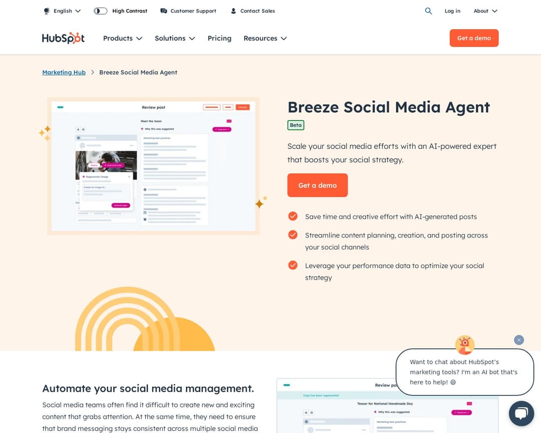 Breeze Social Media Agent