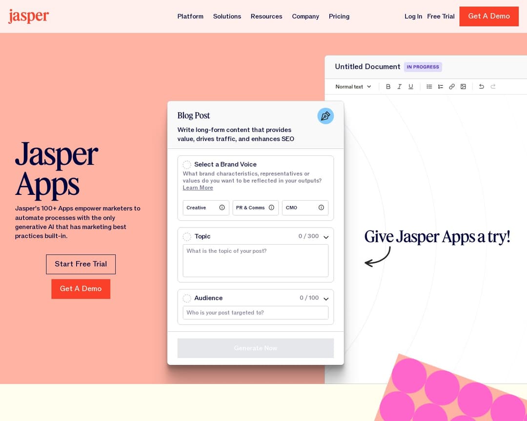 Jasper (Real Estate specific templates)