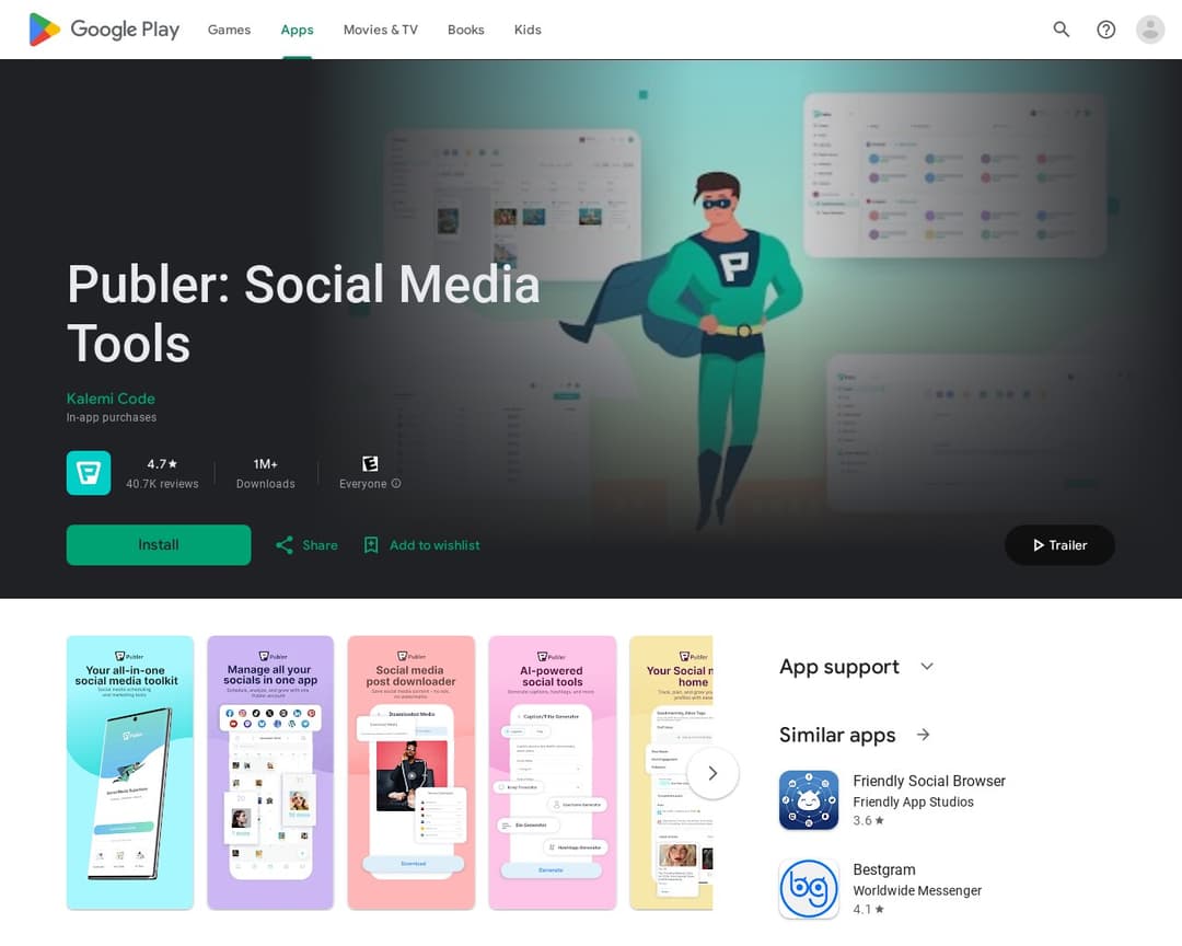Publer: Social Media Tools