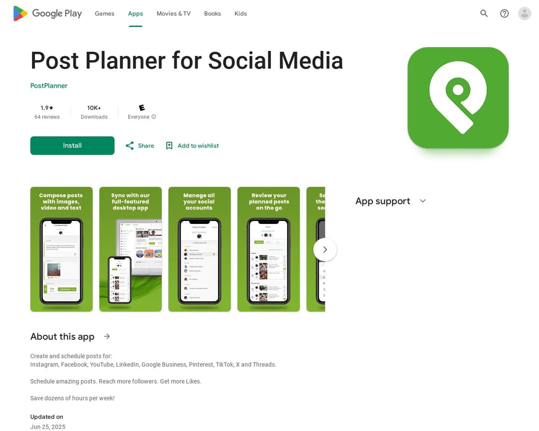 Post Planner for Social Media