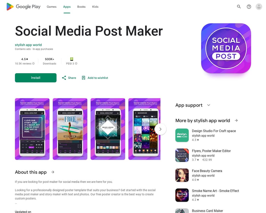 Social Media Post Maker