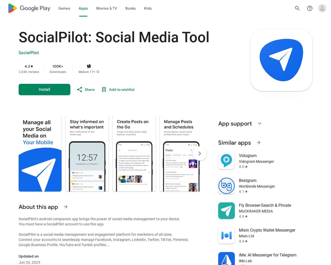 SocialPilot: Social Media Tool
