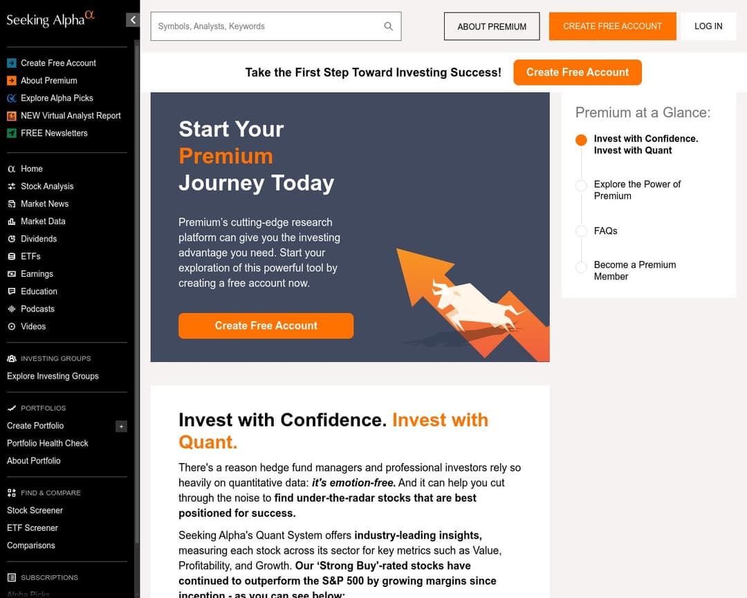 Seeking Alpha Premium