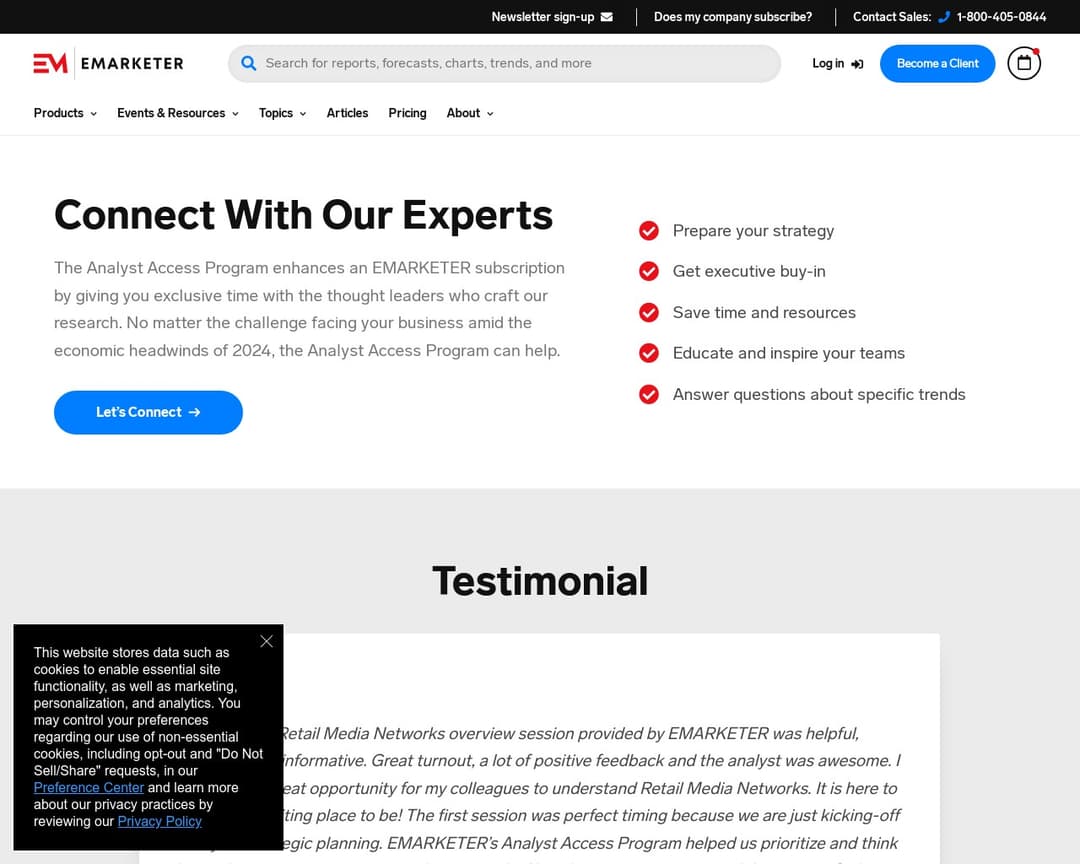 Analyst Access Program