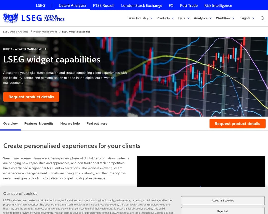 LSEG Wealth Widget Capabilities