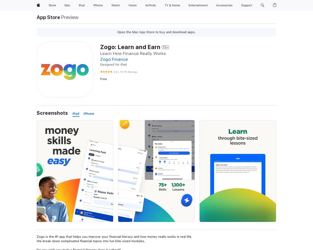 Zogo: Learn and Earn