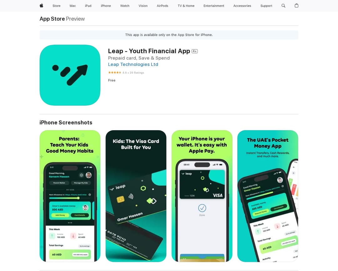 Leap - Youth Financial App