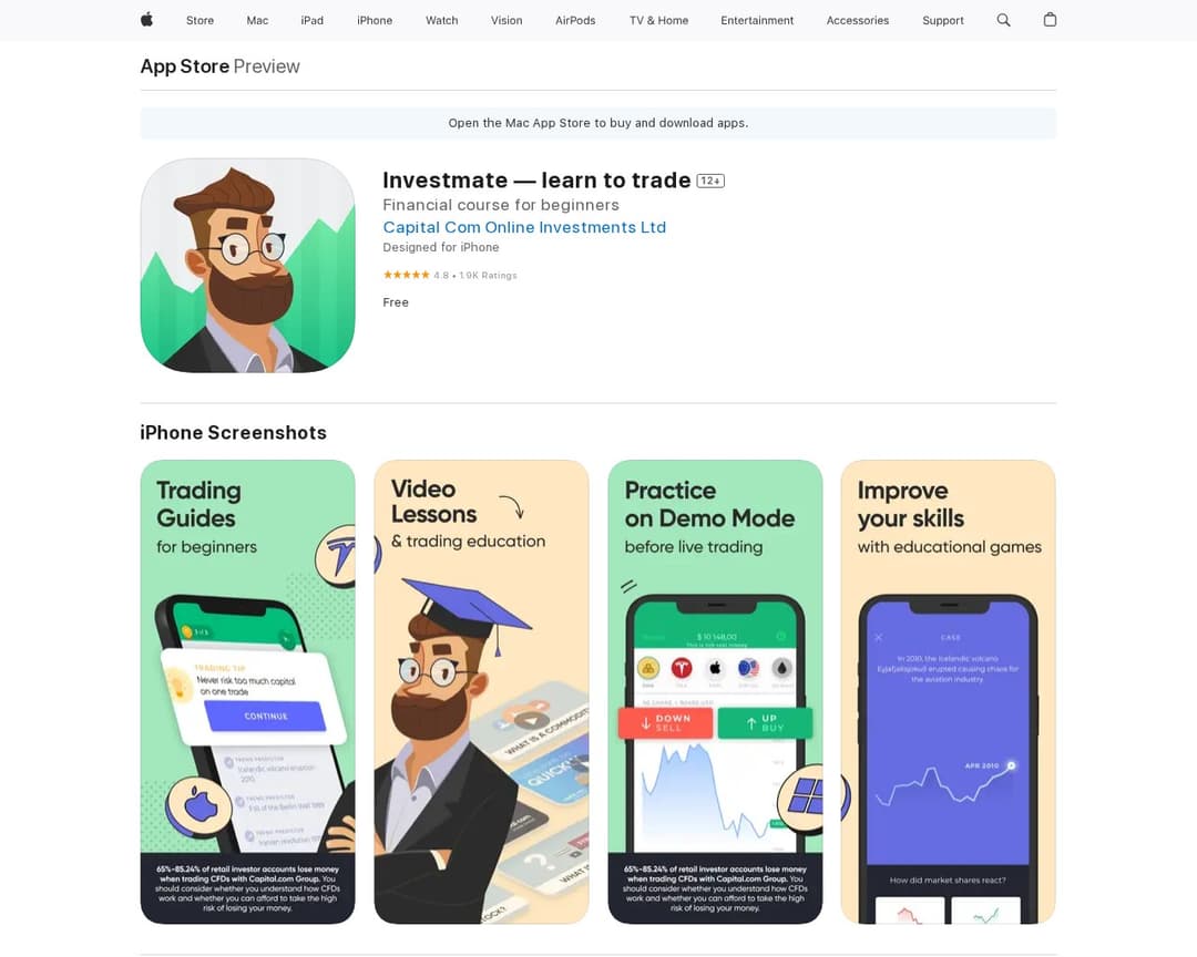 Investmate — learn to trade