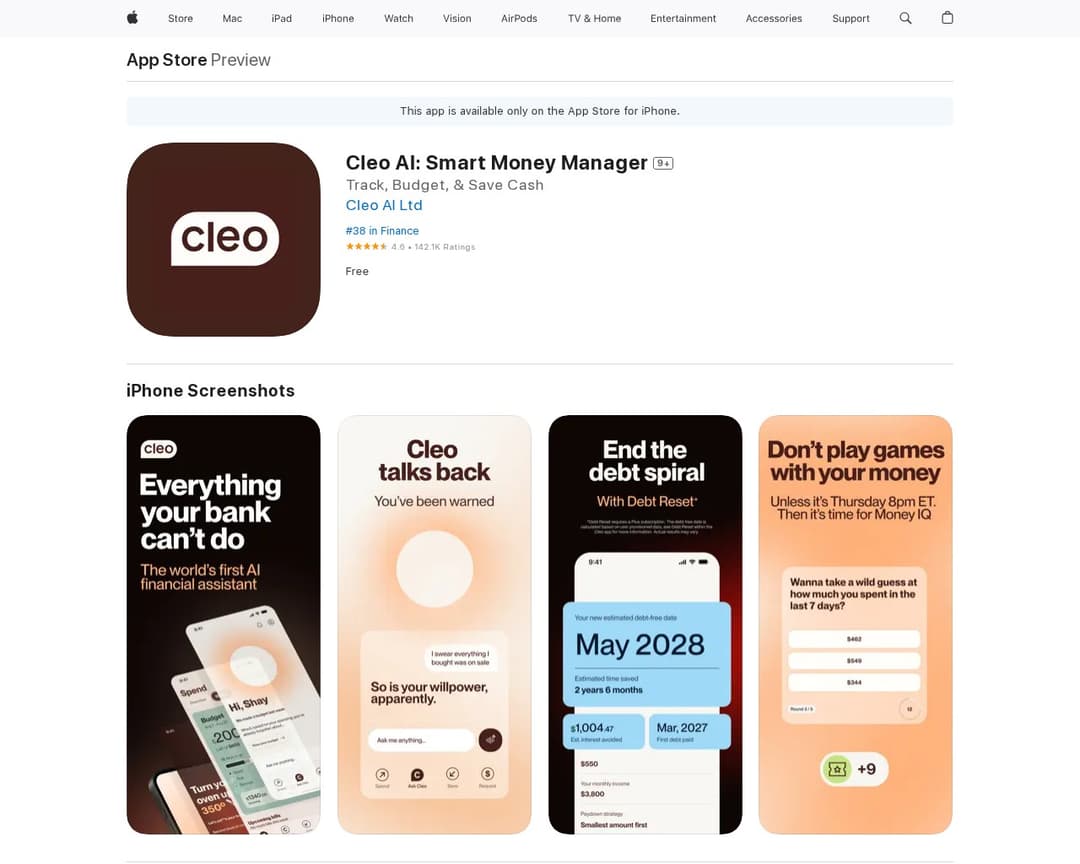 Cleo AI: Smart Money Manager