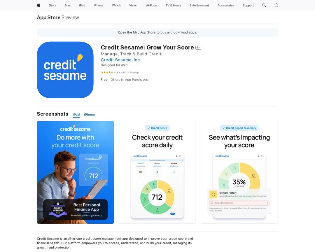 Credit Sesame: Grow Your Score