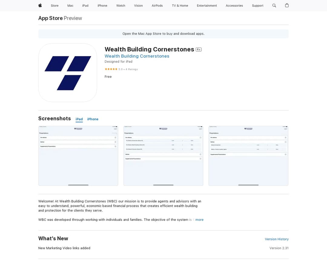 Wealth Building Cornerstones