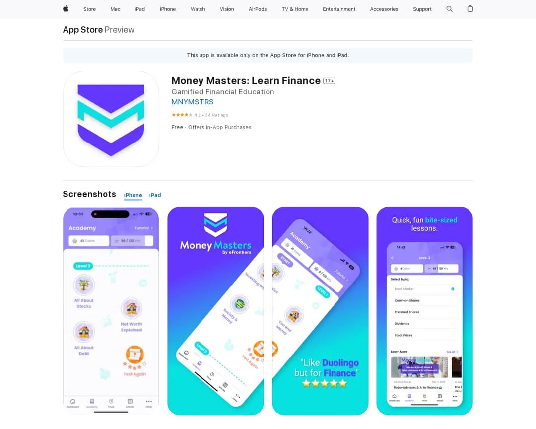 Money Masters: Learn Finance