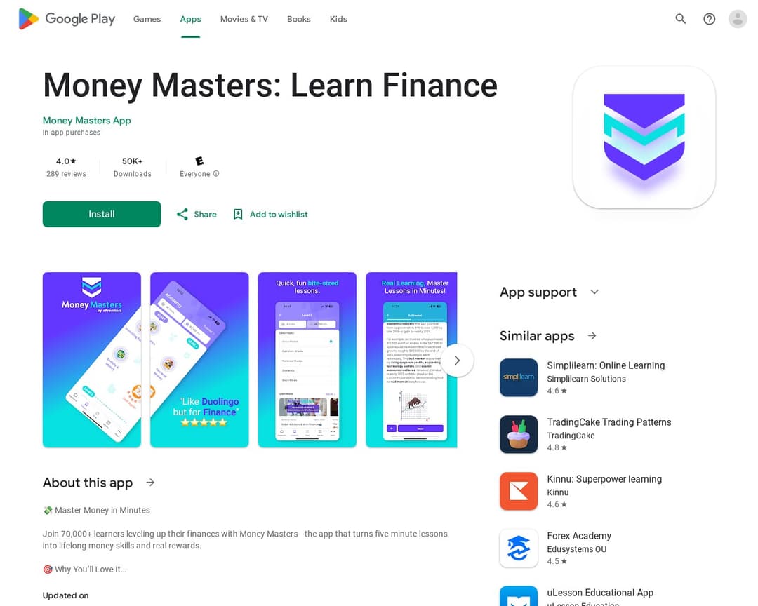 Money Masters: Learn Finance