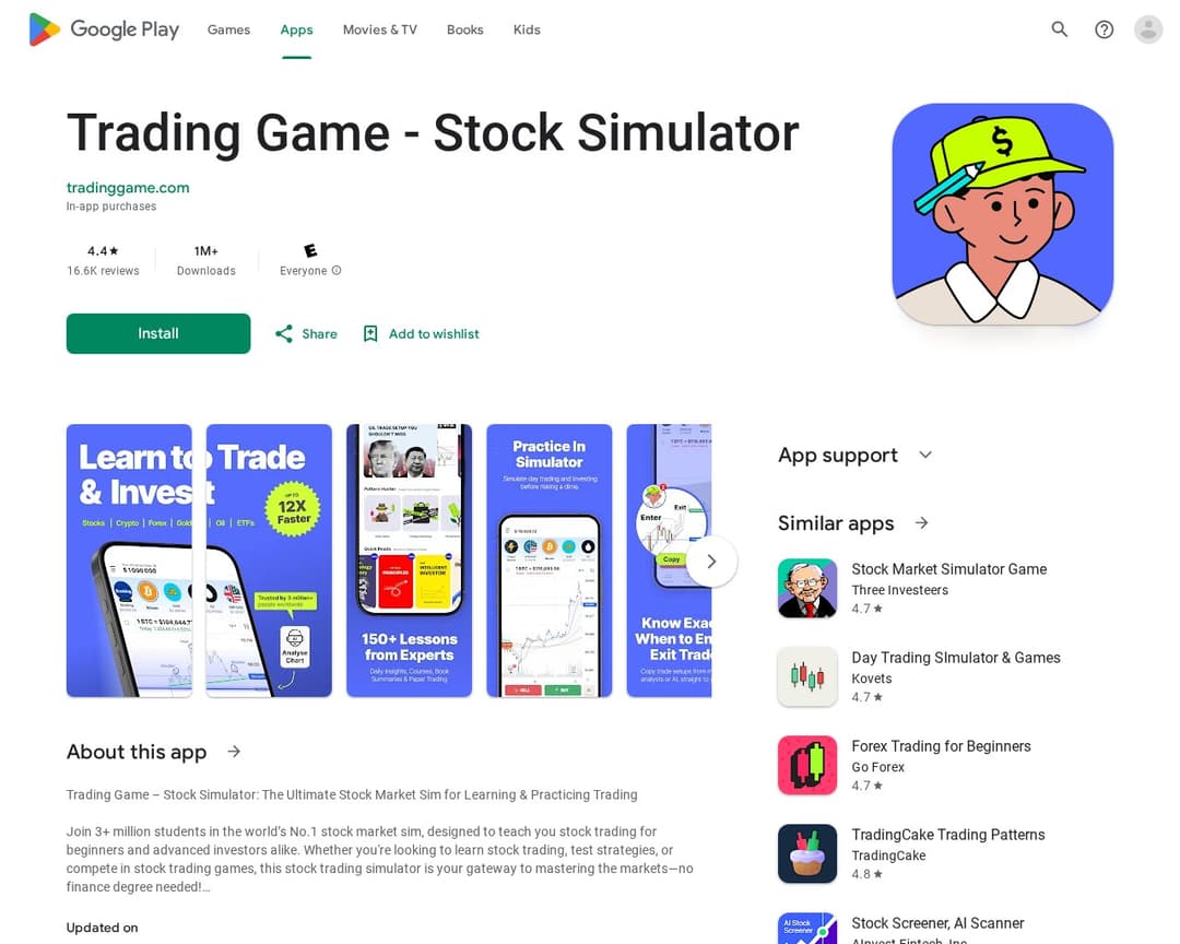 Trading Game - Stock Simulator