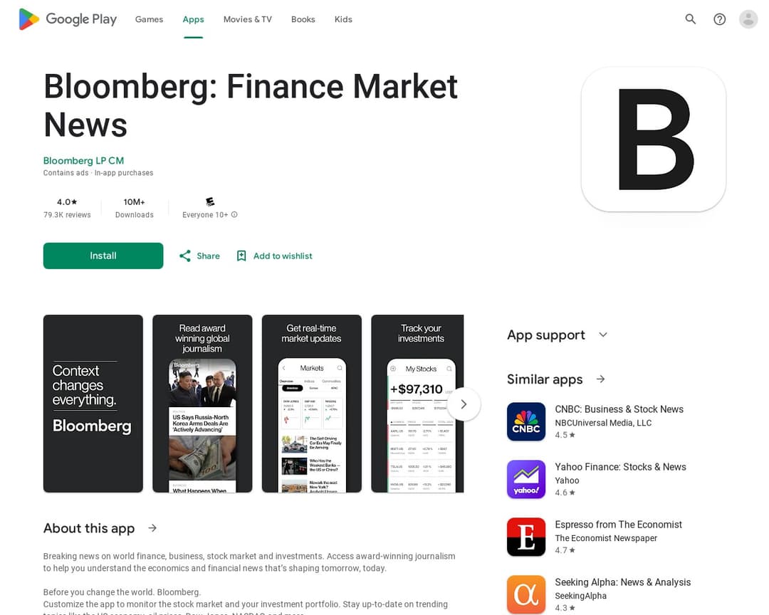 Bloomberg: Finance Market News
