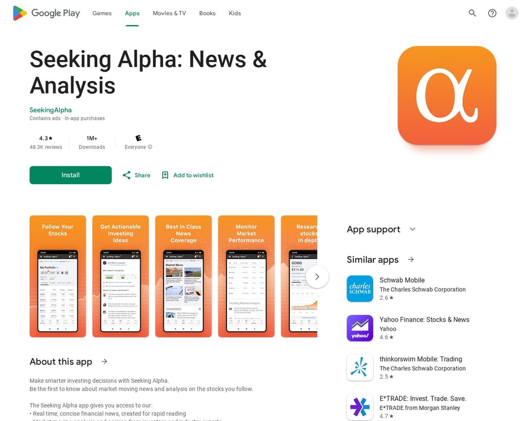 Seeking Alpha: News & Analysis