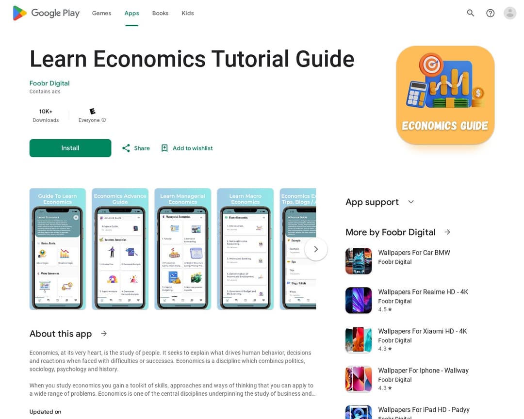 Learn Economics Tutorial Guide